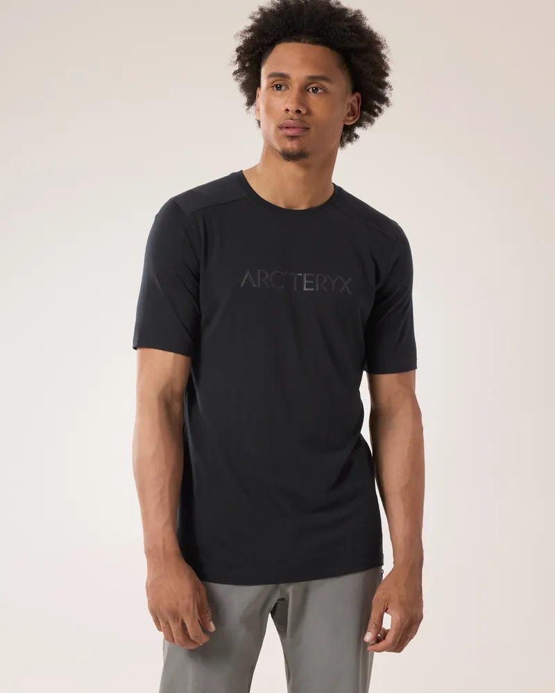 Ionia Merino Wool Arc'Word Logo Shirt SS Men's